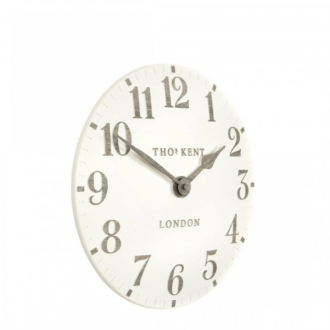12" Arabic Wall Clock Limestone