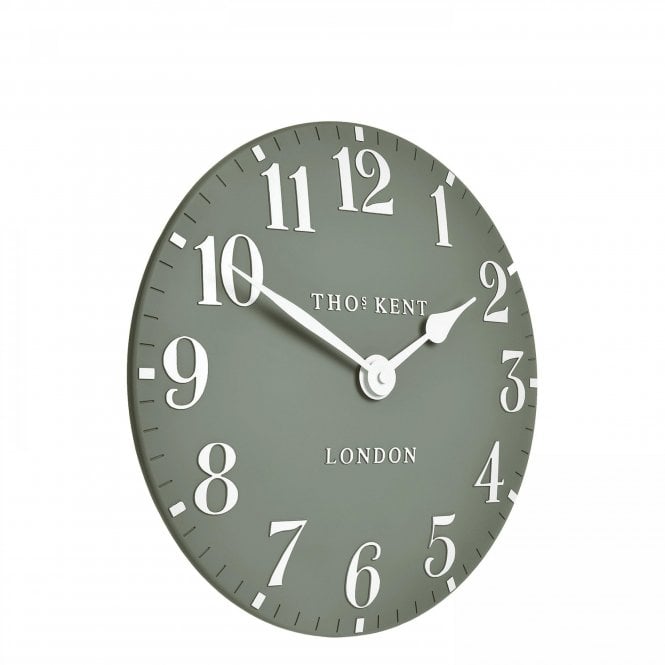 12" Arabic Wall Clock Seagrass