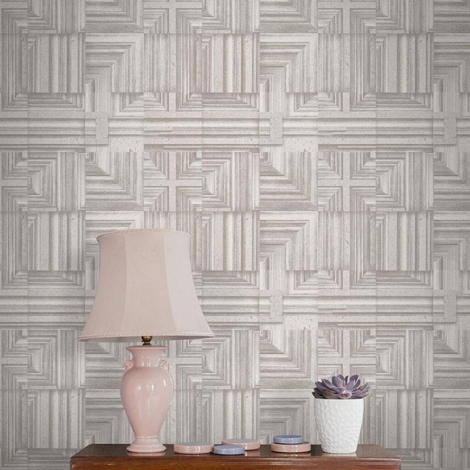 2 Lovely Gays 2LG Labyrinth Taupe Wallpaper 106291