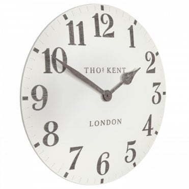 20" Arabic Wall Clock Limestone