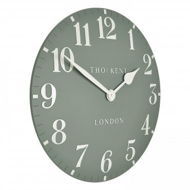 20" Arabic Wall Clock Seagrass
