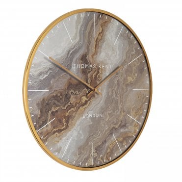 26" Oyster Large Grand Clock Bronze