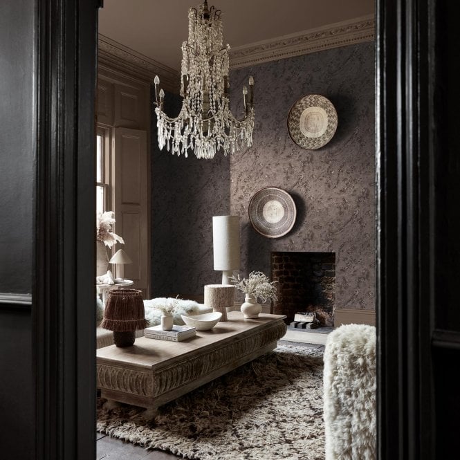 Abigail Ahern  Boheme Marble Mocha Wallpaper 140108