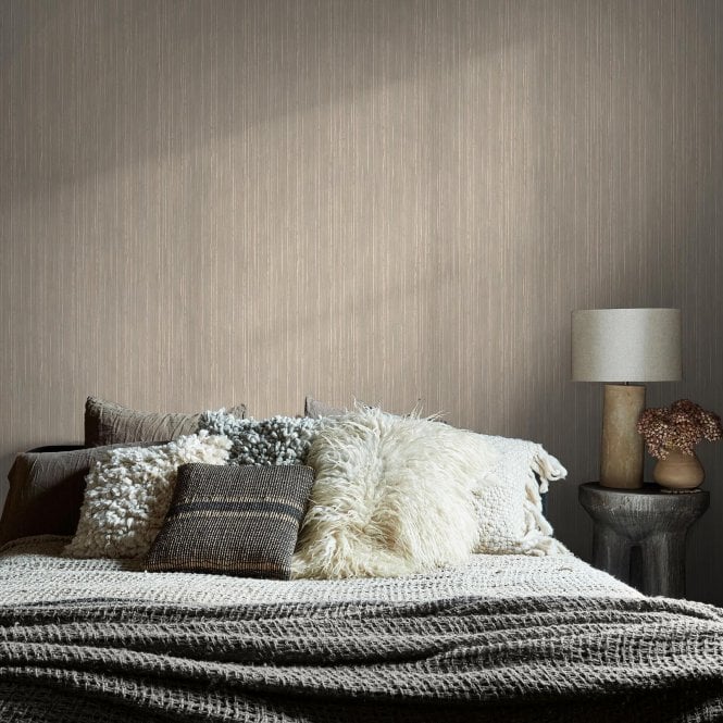 Abigail Ahern  Fibre Stripe Mist Wallpaper 140098