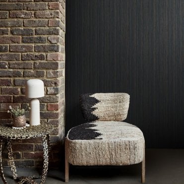 Abigail Ahern Fibre Stripe Twilight Wallpaper 140102
