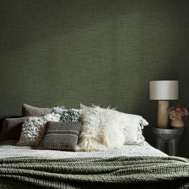 Abigail Ahern Weathered Linen Garden Wallpaper 140079