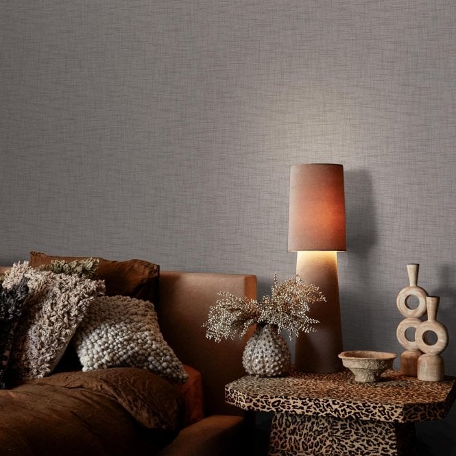 Abigail Ahern  Weathered Linen Stone Wallpaper 140078