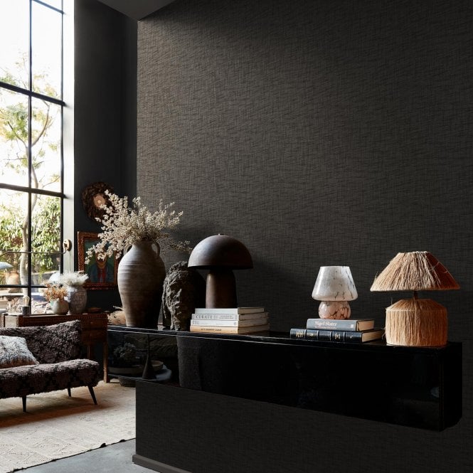 Abigail Ahern  Weathered Linen Tattoo Wallpaper 140080