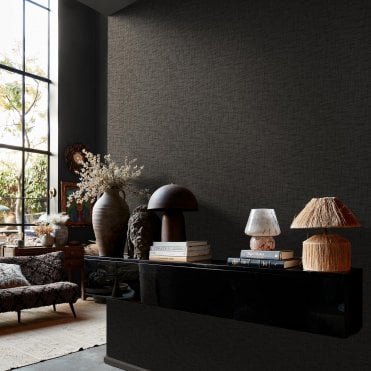 Abigail Ahern Weathered Linen Tattoo Wallpaper 140080