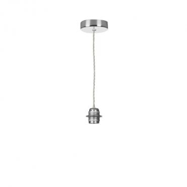 Apollo Single Pendant In Chrome - Base Only