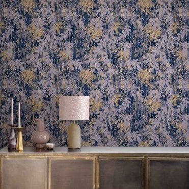 Clarissa Hulse Canopy French Navy Wallpaper 120382