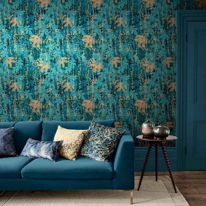 Clarissa Hulse  Canopy Peacock Wallpaper 120393