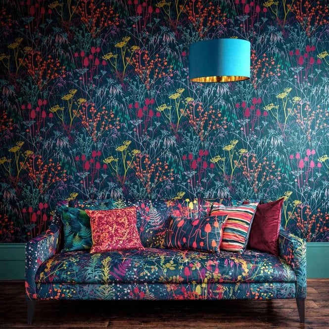 Clarissa Hulse  Summer Border Rainbow Wallpaper 120395