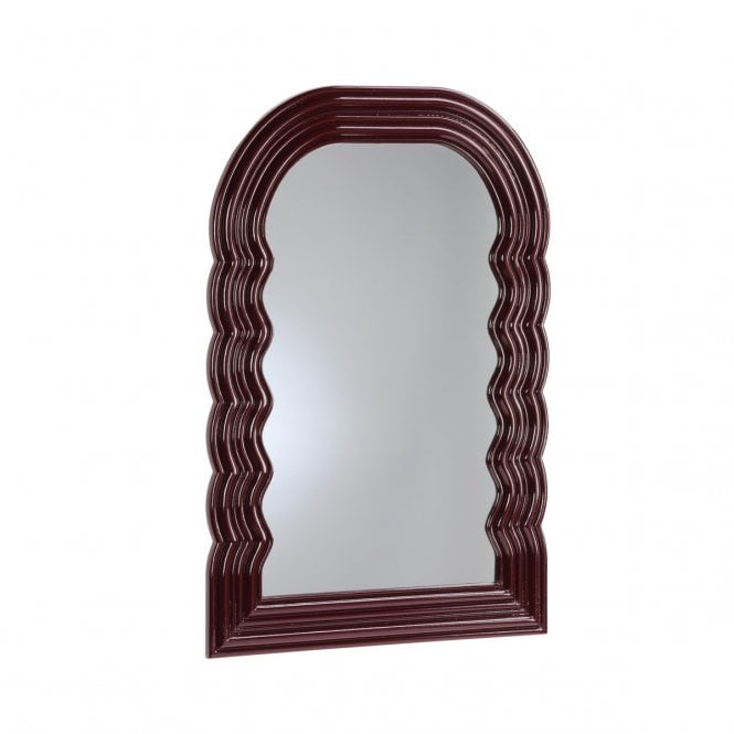 David Hunt Audrey Mirror Small Aubergine