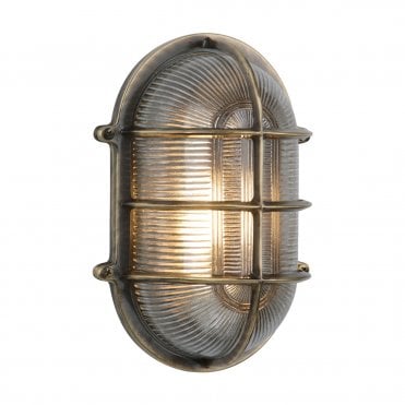 Admiral outdoor wall light Antique Brass