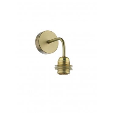 Apollo Single Wall Light In Butter Brass - Base only