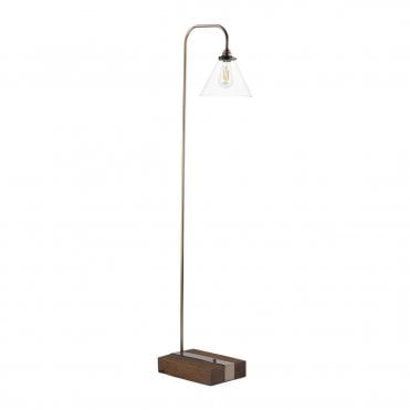 Aspen Floor lamp Natural Wood effect