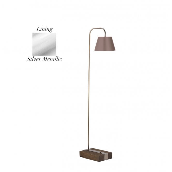 David Hunt Lighting Aspen Floor Lamp Silver Birch with Sephora/Silver