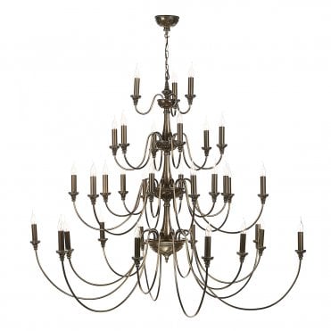 Bailey 33 Light Chandelier Bronze