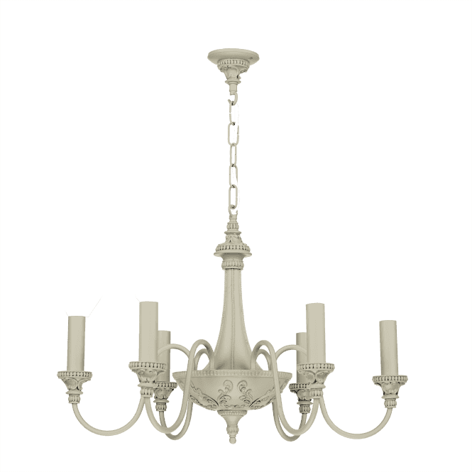 David Hunt Lighting Bailey 6 Light Pendant Bespoke In Pebble