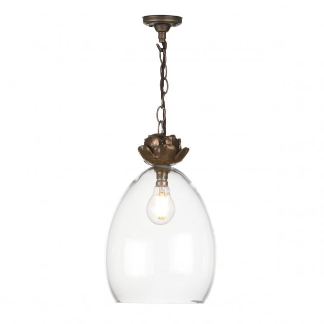 David Hunt Lighting Belvedere Single Pendant Bronze