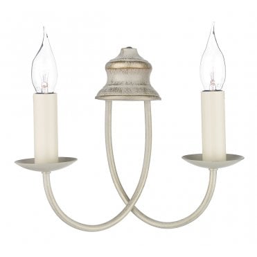 Bermuda Double Wall Bracket Cream Gold (Shades Sold Separately)
