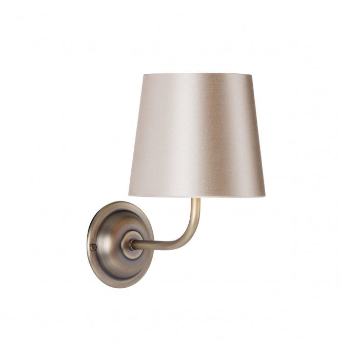 David Hunt Lighting Bexley Single Wall Light In Antique Brass Fitting Only