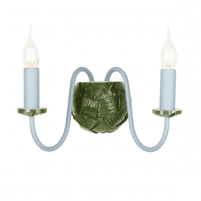 David Hunt Lighting Bodkin DWB Bespoke - Juniper Green & Amalfi Blue