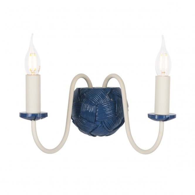 David Hunt Lighting Bodkin DWB  Persian Blue / Coconut