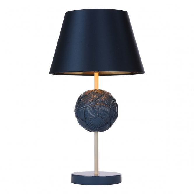 David Hunt Lighting Bodkin Table Lamp Persian Blue / Coconut Base Only