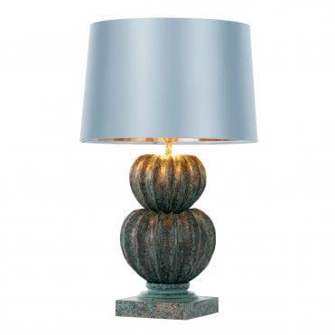 Botany Table Lamp In Verdigris Finish Base Only