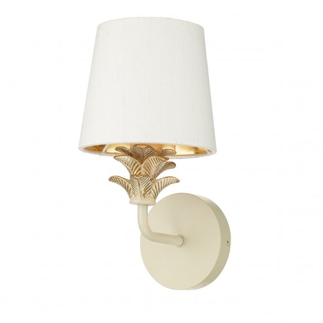 David Hunt Lighting Cabana Single Wall Light In Cream Gold