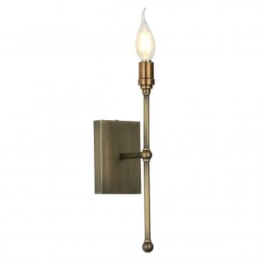 Durrell 1 Light Wall In Antique Brass