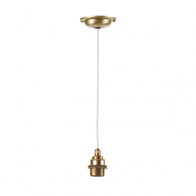 David Hunt Lighting Duxford 1 Light Suspension In Butter Brass
