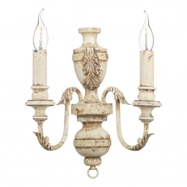 Emile 2 Light Wall Bracket Rustic French
