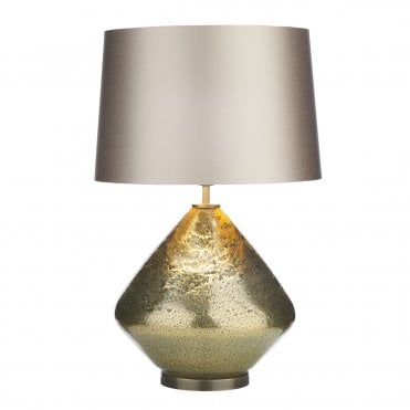 Evora Table Lamp Volcanic Gold Base Only