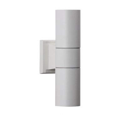 Falmouth double outdoor wall light Cream