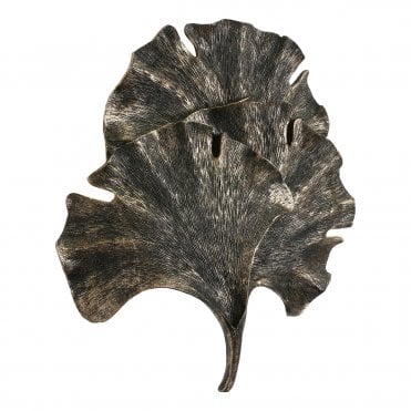 Gingko Single Wall Washer In Black / Gold