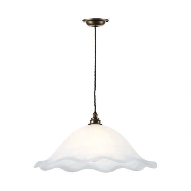 David Hunt Lighting Gypsy 1 Light Large Pendant Antique Brass