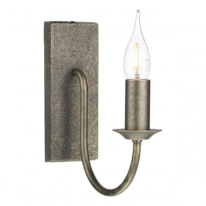 David Hunt Lighting Herriot Single Wall Bracket Bronze