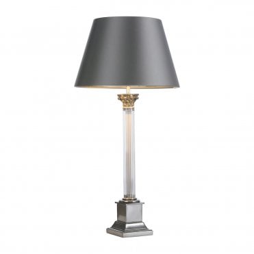 Imperial Table lamp large Pewter