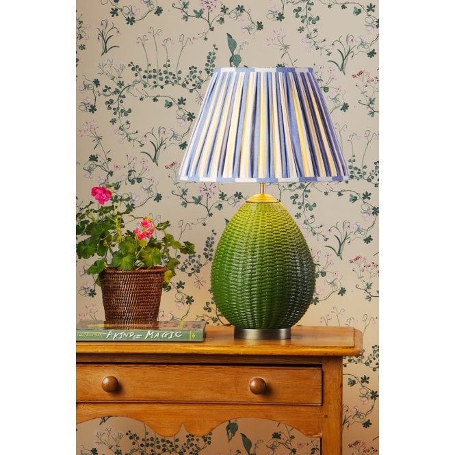 David Hunt Lighting Lombok Table lamp  Juniper Green Base Only