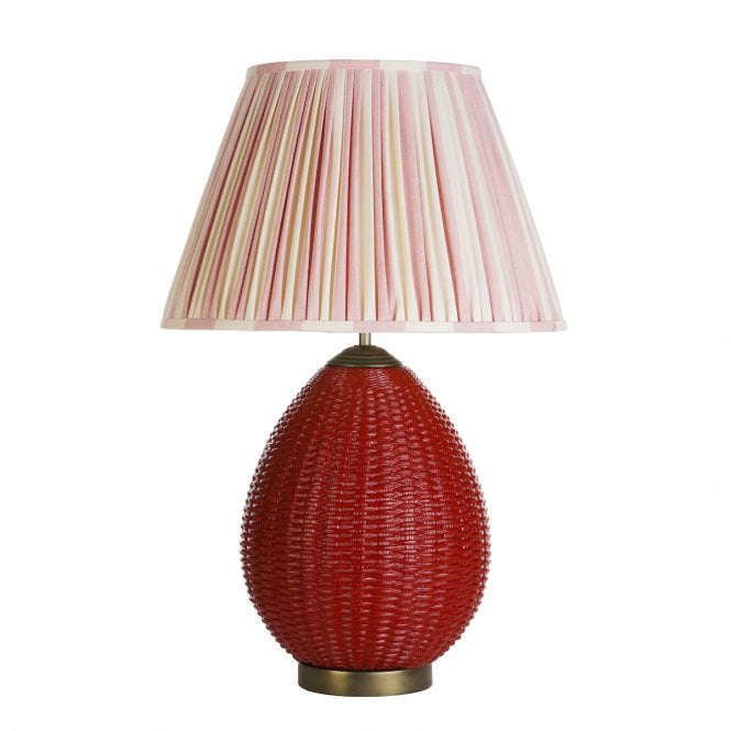 David Hunt Lighting Lombok Table lamp  Strawberry Base Only