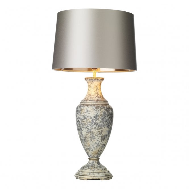 David Hunt Lighting Noble Table Lamp In A Hand Painted Cream/Gold
