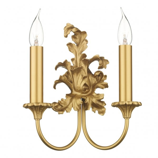 David Hunt Lighting Ormolu Double Wall Bracket