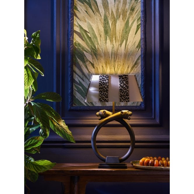 David Hunt Lighting Panther Table Lamp In Black - Base only