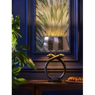 Panther Table Lamp In Black - Base only