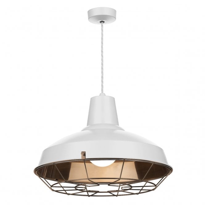 David Hunt Lighting Reclamation Cage Frame Copper