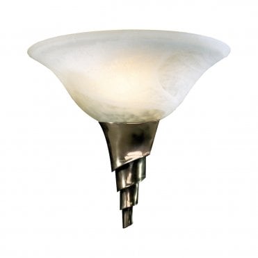 Spiral Glass Wall Washer Bronze