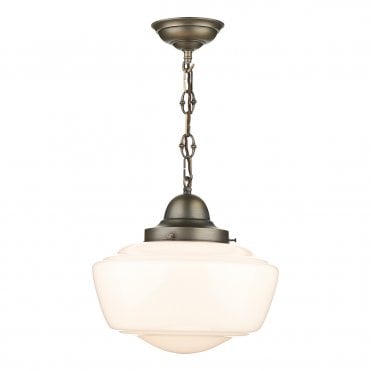 Stowe 1 Light Opal Glass Pendant